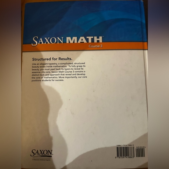 Saxon Math Course 3 Student Edition - Picture 2 of 2